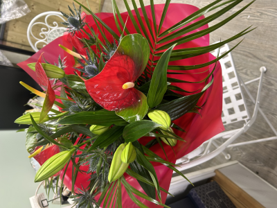 Anthurium and lillies - 